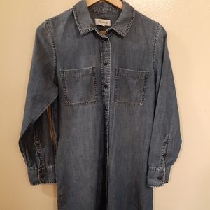 Madewell Denim Chambray Shirt Dress